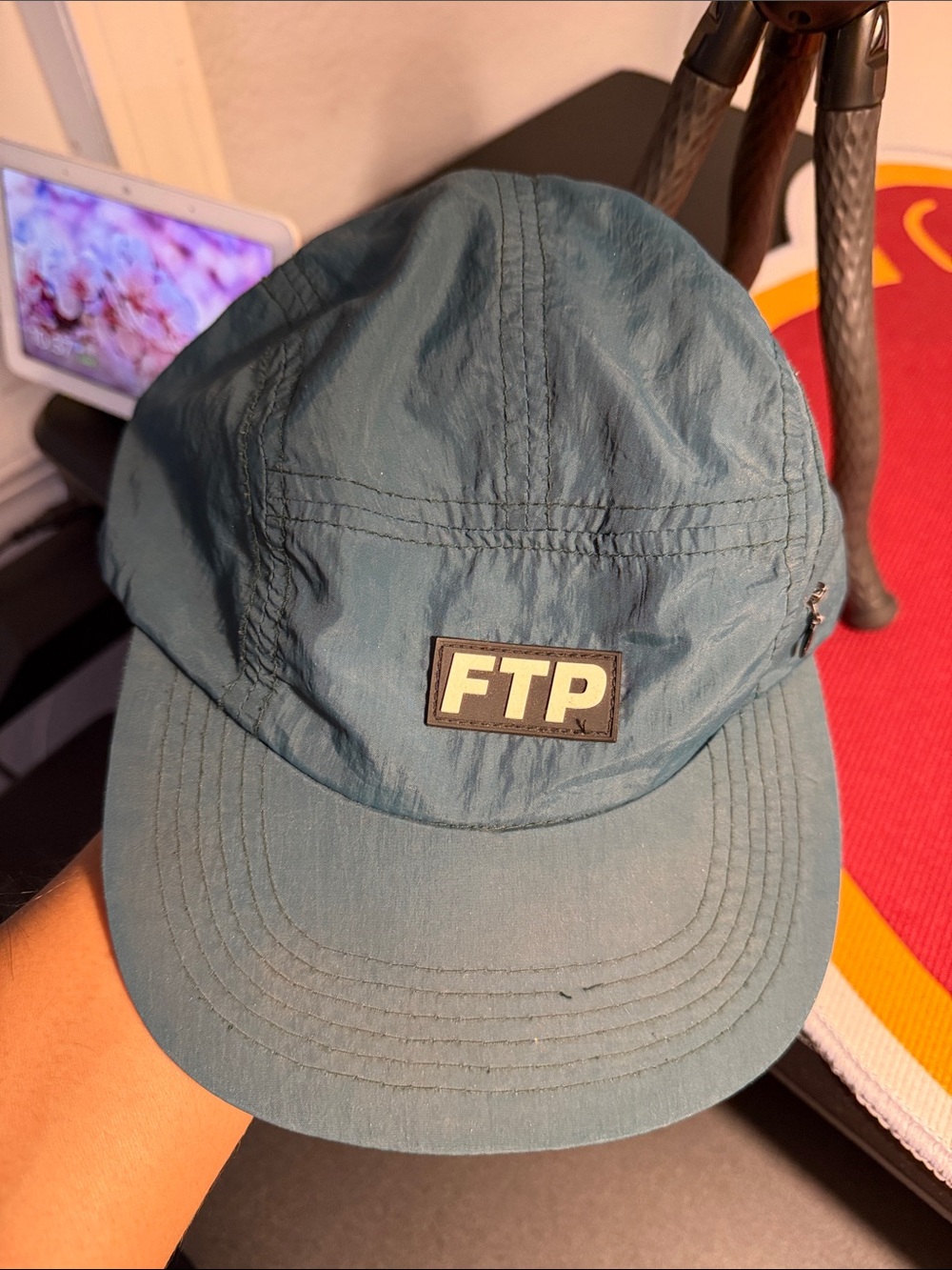 FTP Teal Blue Nylon  Cap